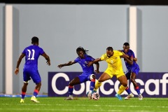 ORANJESTAD , ARUBA - OCTOBER 14: Concacaf Nations League Haiti vs Aruba on Monday, October 14, 2024 at Compleho Deportivo Guillermo Prospero Trinidad in Oranjestad , 
(Photo by Davyne Croes/DAC Image)