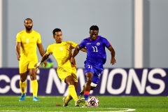ORANJESTAD , ARUBA - OCTOBER 14: Concacaf Nations League Haiti vs Aruba on Monday, October 14, 2024 at Compleho Deportivo Guillermo Prospero Trinidad in Oranjestad , 
(Photo by Davyne Croes/DAC Image)