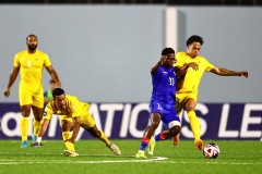 ORANJESTAD , ARUBA - OCTOBER 14: Concacaf Nations League Haiti vs Aruba on Monday, October 14, 2024 at Compleho Deportivo Guillermo Prospero Trinidad in Oranjestad , 
(Photo by Davyne Croes/DAC Image)