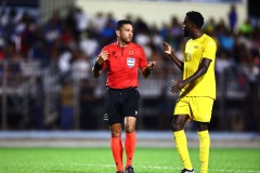 ORANJESTAD , ARUBA - OCTOBER 14: Concacaf Nations League Haiti vs Aruba on Monday, October 14, 2024 at Compleho Deportivo Guillermo Prospero Trinidad in Oranjestad , 
(Photo by Davyne Croes/DAC Image)