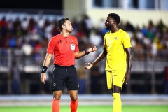 ORANJESTAD , ARUBA - OCTOBER 14: Concacaf Nations League Haiti vs Aruba on Monday, October 14, 2024 at Compleho Deportivo Guillermo Prospero Trinidad in Oranjestad , 
(Photo by Davyne Croes/DAC Image)