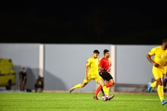 ORANJESTAD , ARUBA - OCTOBER 14: Concacaf Nations League Haiti vs Aruba on Monday, October 14, 2024 at Compleho Deportivo Guillermo Prospero Trinidad in Oranjestad , 
(Photo by Davyne Croes/DAC Image)