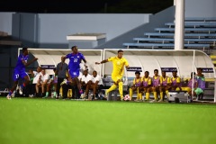 ORANJESTAD , ARUBA - OCTOBER 14: Concacaf Nations League Haiti vs Aruba on Monday, October 14, 2024 at Compleho Deportivo Guillermo Prospero Trinidad in Oranjestad , 
(Photo by Davyne Croes/DAC Image)