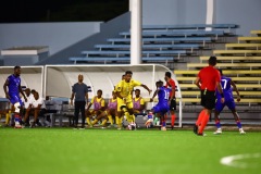 ORANJESTAD , ARUBA - OCTOBER 14: Concacaf Nations League Haiti vs Aruba on Monday, October 14, 2024 at Compleho Deportivo Guillermo Prospero Trinidad in Oranjestad , 
(Photo by Davyne Croes/DAC Image)