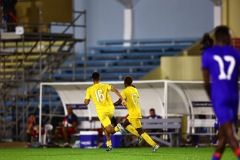 ORANJESTAD , ARUBA - OCTOBER 14: Concacaf Nations League Haiti vs Aruba on Monday, October 14, 2024 at Compleho Deportivo Guillermo Prospero Trinidad in Oranjestad , 
(Photo by Davyne Croes/DAC Image)