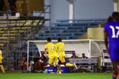 ORANJESTAD , ARUBA - OCTOBER 14: Concacaf Nations League Haiti vs Aruba on Monday, October 14, 2024 at Compleho Deportivo Guillermo Prospero Trinidad in Oranjestad , 
(Photo by Davyne Croes/DAC Image)