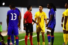 ORANJESTAD , ARUBA - OCTOBER 14: Concacaf Nations League Haiti vs Aruba on Monday, October 14, 2024 at Compleho Deportivo Guillermo Prospero Trinidad in Oranjestad , 
(Photo by Davyne Croes/DAC Image)