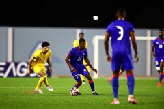 ORANJESTAD , ARUBA - OCTOBER 14: Concacaf Nations League Haiti vs Aruba on Monday, October 14, 2024 at Compleho Deportivo Guillermo Prospero Trinidad in Oranjestad , 
(Photo by Davyne Croes/DAC Image)