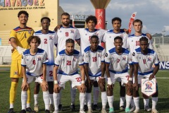 MAYAGÜEZ, PUERTO RICO - SEPTEMBER 6: Aruba Men’s National Team, Day 3 Official Training for the 2024/25 Concacaf Nations League  on Friday, September 6, 2024 at Estadio Centroamericano Mayaguez in Mayagüez, (Photo by Davyne Croes/DAC Image)