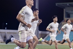 MAYAGÜEZ, PUERTO RICO - SEPTEMBER 3: Aruba Men’s National Team Day 1 Training for the 2024/25 Concacaf Nations League  on Tuesday, September 3, 2024 at Estadio Centroamericano Mayaguez in Mayagüez, (Photo by Davyne Croes/DAC Image)