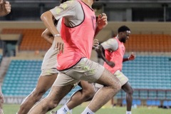 MAYAGÜEZ, PUERTO RICO - SEPTEMBER 3: Aruba Men’s National Team Day 1 Training for the 2024/25 Concacaf Nations League  on Tuesday, September 3, 2024 at Estadio Centroamericano Mayaguez in Mayagüez, (Photo by Davyne Croes/DAC Image)