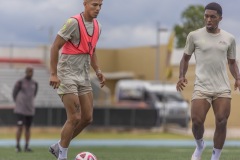 MAYAGÜEZ, PUERTO RICO - SEPTEMBER 5: Aruba Men’s National Team, Day 3 Official Training for the 2024/25 Concacaf Nations League  on Thursday, September 5, 2024 at Estadio Centroamericano Mayaguez in Mayagüez, (Photo by Davyne Croes/DAC Image)