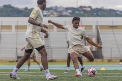 MAYAGÜEZ, PUERTO RICO - SEPTEMBER 5: Aruba Men’s National Team, Day 3 Official Training for the 2024/25 Concacaf Nations League  on Thursday, September 5, 2024 at Estadio Centroamericano Mayaguez in Mayagüez, (Photo by Davyne Croes/DAC Image)