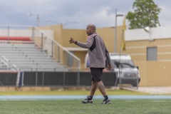MAYAGÜEZ, PUERTO RICO - SEPTEMBER 5: Aruba Men’s National Team, Day 3 Official Training for the 2024/25 Concacaf Nations League  on Thursday, September 5, 2024 at Estadio Centroamericano Mayaguez in Mayagüez, (Photo by Davyne Croes/DAC Image)
