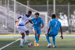 MAYAGÜEZ, PUERTO RICO - SEPTEMBER 6: Aruba Men’s National Team, Day 3 Official Training for the 2024/25 Concacaf Nations League  on Friday, September 6, 2024 at Estadio Centroamericano Mayaguez in Mayagüez, (Photo by Davyne Croes/DAC Image)