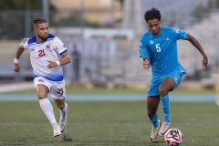 MAYAGÜEZ, PUERTO RICO - SEPTEMBER 6: Aruba Men’s National Team, Day 3 Official Training for the 2024/25 Concacaf Nations League  on Friday, September 6, 2024 at Estadio Centroamericano Mayaguez in Mayagüez, (Photo by Davyne Croes/DAC Image)